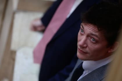 Santiago Caputo durante la última Asamblea Legislativa