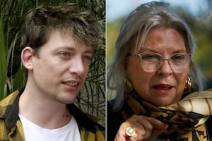 Santiago Caputo y Elisa Carrió