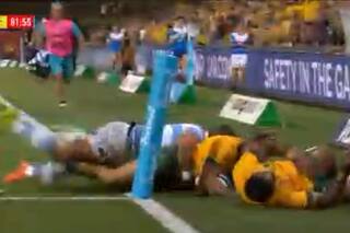 Los Pumas-Australia: la increíble jugada con la que Cordero casi gana el partido