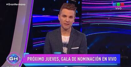 Santiago del Moro anuncia que no habrá gala de nominación en Gran Hermano