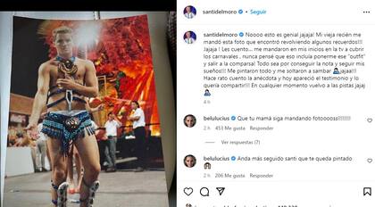 Santiago del Moro compartió un recuerdo en su cuenta de Instagram y las redes estallaron