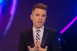 Santiago Del Moro perdió la paciencia con la tribuna y fue contundente (Foto: Captura de video)