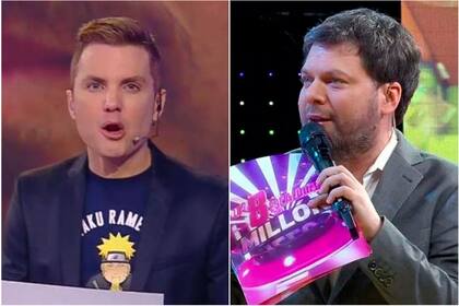 Santiago del Moro y Guido Kaczka, los conductores del prime time que le llevan la mejor audiencia a Telefe y eltrece