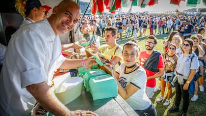 Santiago Giorgini en los Food Trucks