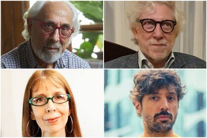 Santiago Kovadloff, Marcelo Gioffré, Roxana Kreimer y Lucas Soares