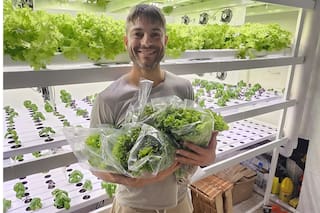 Fue bicampeón del fútbol argentino y hoy es emprendedor de la alimentación hidropónica