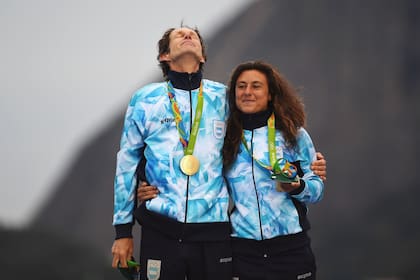 Santiago Lange y Cecilia Carranza tuvieron que combinar sus diferentes experiencias y trayectorias para conformar un exitoso dúo olímpico