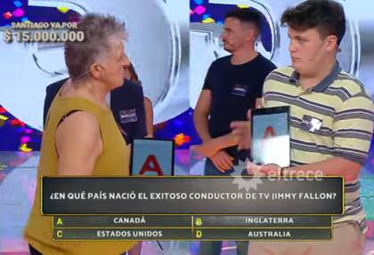 Santiago llegó por quinta vez a la final y consiguió 15 millones de pesos (Foto: Captura eltrece)