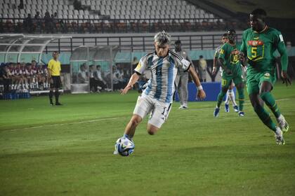 Santiago López, delantero de Independiente, fue el más destacado de Argentina