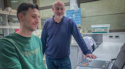 Santiago Rosatti y Javier Palatnik. Foto Conicet