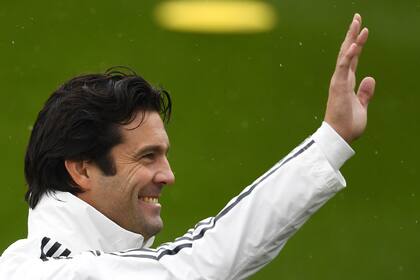 Santiago Solari dirigió la primera práctica en Real Madrid