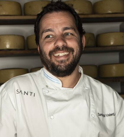 Santiago Valenti, de chico odiaba el roquefort, hoy es su preferido, después del parmesano