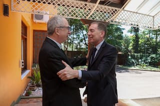 Santilli sumó el apoyo de Passalacqua para el Presupuesto y las reformas laboral e impositiva