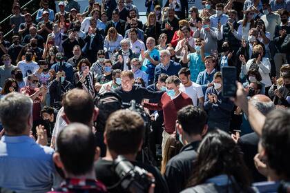 Santilli y Manes relanzaron la campaña de Juntos en Buenos Aires