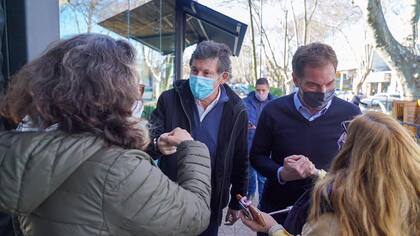 Santilli y Posse se mostraron juntos en una recorrida por San Isidro