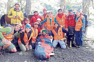 El buen tiempo, la clave para que el joven turista sobreviva 10 días en el cerro