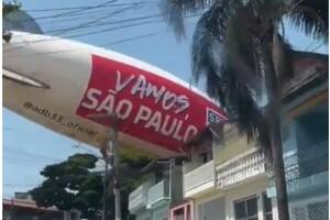 São Paulo metió un dirigible en la previa del duelo ante Botafogo, pero todo terminó mal
