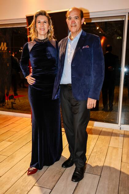 Sara Fleming y su esposo, Raúl González Llamazares