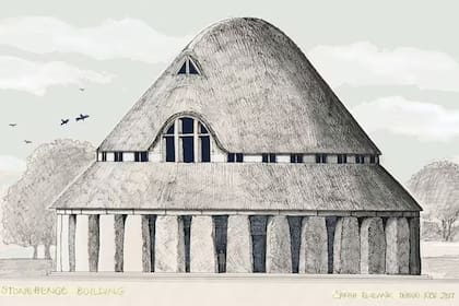 Sarah Ewbank aseguró que Stonehenge era un templo neolítico con techo de paja