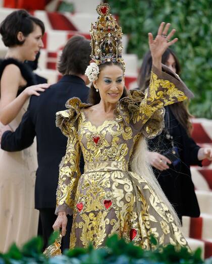 Sarah Jessica Parker, anoche, en la gala del MET