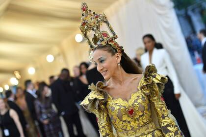 Sarah Jessica Parker, anoche, en la gala del MET