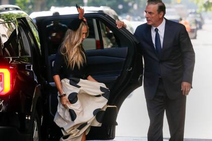 Sarah Jessica Parker y Chris Noth grabando en las calles de Nueva York