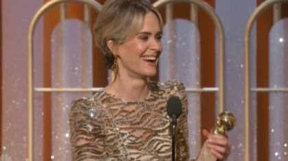 Sarah Paulson, mejor actriz de miniserie por American Crime Story