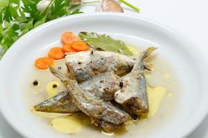 Sardinas en escabeche.