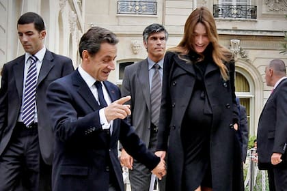 Sarkozy y Carla Bruni, antes de convertirse en padres de Giulia