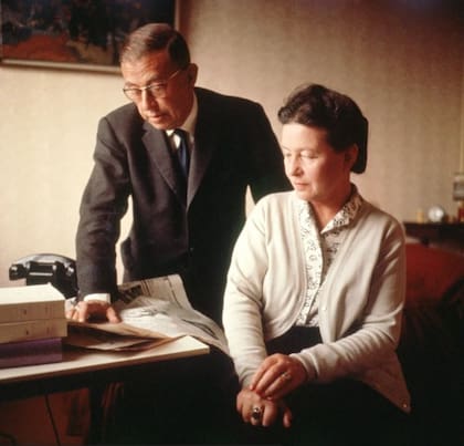 Sartre y De Beauvoir se conocieron en París, en 1929.
