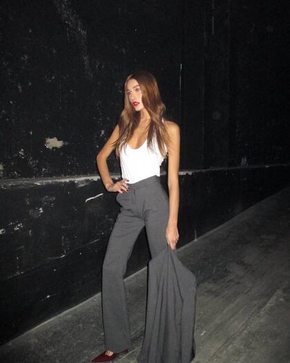 Sasha Meneghel en Paris Fashion Weeek. Fanática de la Argentina, su madre, la cantante Xuxa, espera su gira mundial en el país