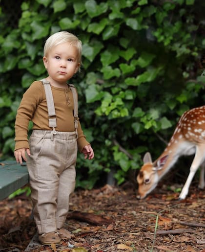 Satori, con sólo dos años.