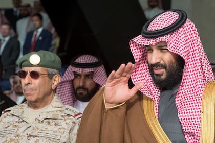 El joven príncipe heredero Mohamed ben Salman