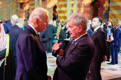 Sauli Niinistö, el presidente de Finlandia, le habría dicho al presidente de Estados Unidos, Joe Biden que Putin respeta a quien contrataca. Fuente: Twitter @niinisto