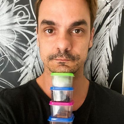 Saulo Segreto realiza el entenamiento hace más de cuatro meses. "Luego de perder el olfato siento como si una barrera invisible me separara de la realidad"