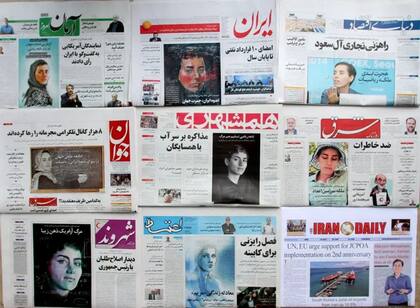 Sautoy nos recuerda que la primera mujer en ganar la Medalla Fields, considerada el Nobel de Matemática, fue la iraní Maryam Mirzakhani, que murió de cáncer el 15 de julio 2017. Estas fueron las portadas de periódicos iraníes del día después