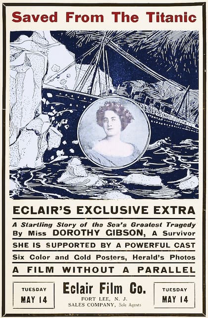 Saved from the Titanic fue una película en la que Dorothy narró su propia experiencia en la catástrofe