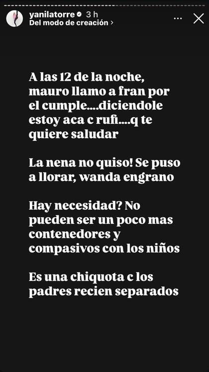 sca Icardi no habría quedi hablar con Rufina Cabré