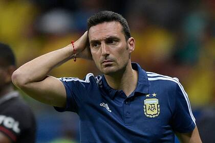 Scaloni, en el debut de Argentina ante Colombia