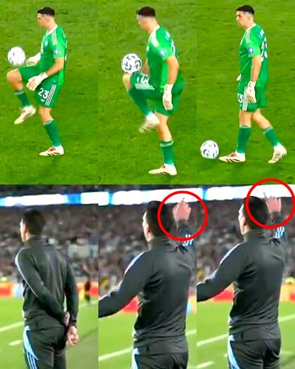 Scaloni y su desaprobación para la actitud de Dibu Martínez