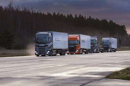 Scania está trabajando desde hace años en el Platooning para que sus camiones puedan viajar en caravana conectados entre sí