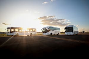 Presentan una nueva generación de buses que ahorran combustible