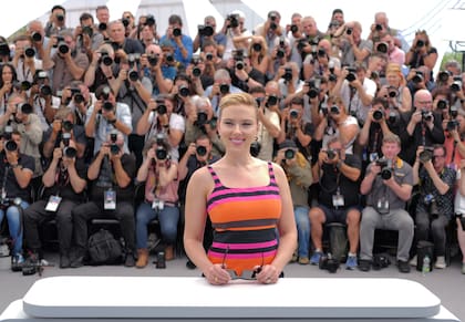 Scarlett Johansson, la preferida de los fotógrafos en Cannes 2023