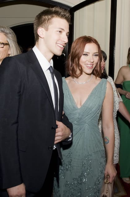 Scarlett Johansson y su hermano gemelo, Hunter
