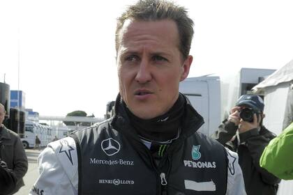 Schumacher reconoció a su esposa y a su mánager