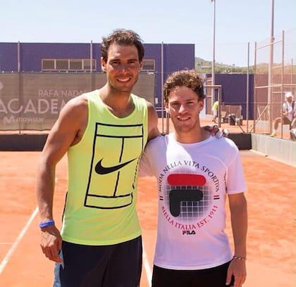 Schwartzman y Nadal compartieron días de entrenamiento antes de Roland Garros