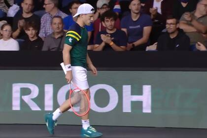 Schwartzman y un adiós temprano en el Masters 1000 de París