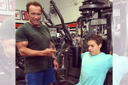 Schwarzenegger y Joseph, años atrás