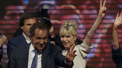 Daniel Scioli y Karina Rabolini