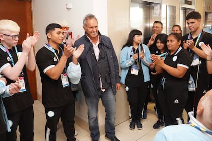 Scioli volvía de Chile cuando se fue Francos del Gobierno